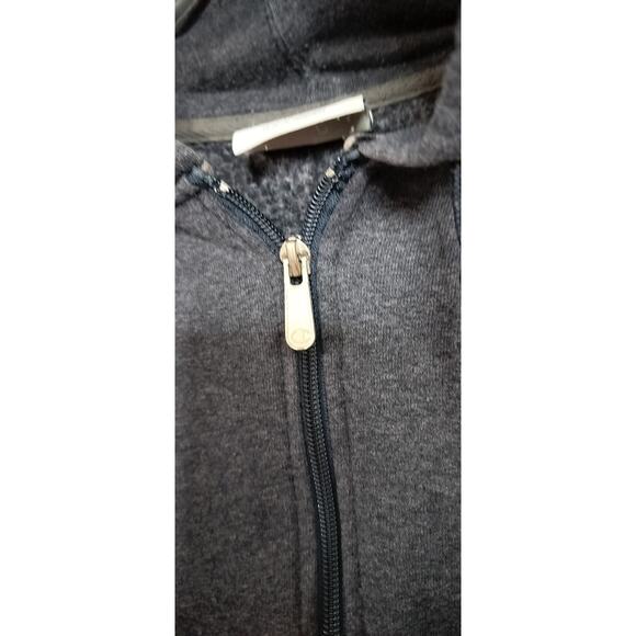 M763) Champion Eco Authentic Gray Full Zip Hoodie - Picture 5 of 9